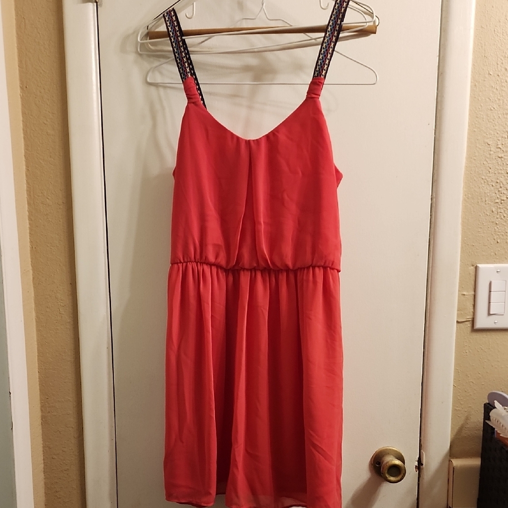 Chic Pink Sleeveless Dress